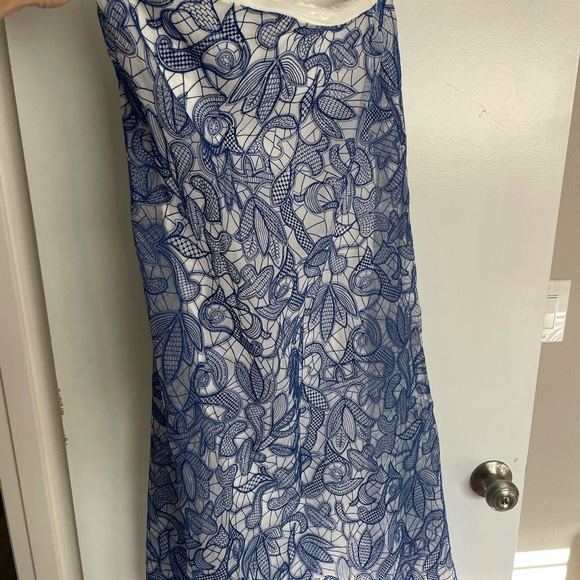 NWT Anthropologie Strapless Embroidered Gown - Picture 7 of 11